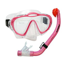 シュノーケリング マリンスポーツ Junior Snorkel Set Purge Mask Dry Snorkel Set for Kids, Pinkシュノーケリング マリンスポーツ