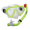 シュノーケリング マリンスポーツ Junior Snorkel Set Purge Mask Dry Snorkel Set for Kids, Yellowシ...