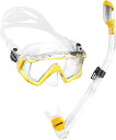 シュノーケリング マリンスポーツ LEPUSHPDJ6230 Pano 3 & Supernova Dry (Clear/Yellow)シュノーケリング マリン...