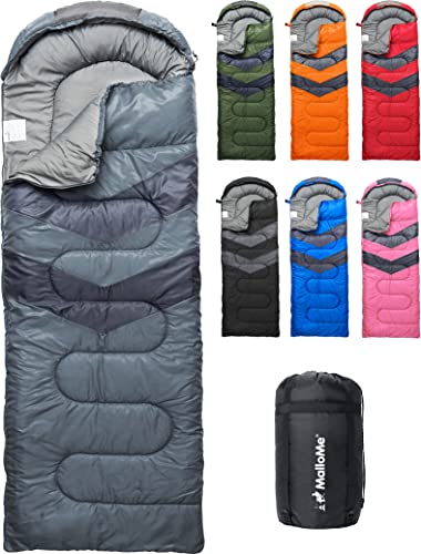 アウトドア キャンプ スリーピングバッグ アメリカ MalloMe Sleeping Bags for Adults Cold Weather Warm - Backpacking Camping Bag Kids 10-12, Girls, Boys Lightweight Compact Gear Must Haves Hiking Essentiaアウトドア キャンプ スリーピングバッグ アメリカ