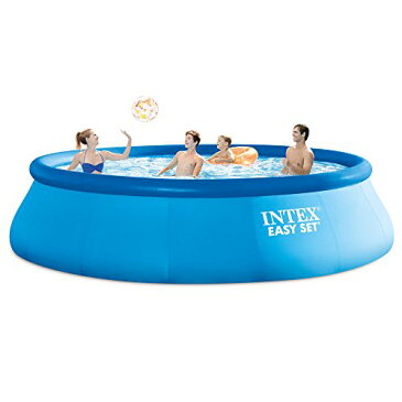 プール ビニールプール ファミリープール オーバルプール 家庭用プール 28165EH 【送料無料】Intex 15ft X 42in Easy Set Pool Set with Filter Pump, Ladder, Ground Cloth & Pool プール ビニールプール ファミリープール オーバルプール 家庭用プール 28165EH