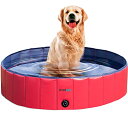 FrontPet 折りたたみ式特大犬用ペットバスプール ペット用プール 犬用屋外浴槽 小-特大