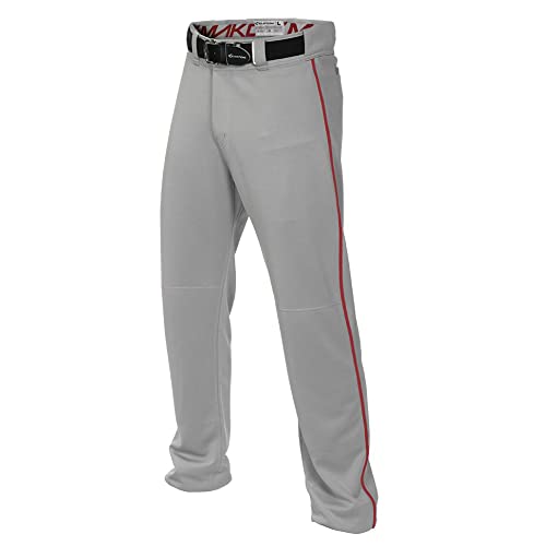 obg C[Xg 싅 x[X{[ W[[O A167101 EASTON MAKO 2 Baseball Pant, Adult, Medium, Grey/Redobg C[Xg 싅 x[X{[ W[[O A167101