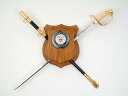 壁飾り インテリア タペストリー 壁掛けオブジェ 海外デザイン All American Gifts Deluxe Military Sword Plaque ...