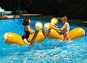フロート プール 水遊び 浮き輪 9084-02BX Swimline Log Flume Joust Set Action Inflatable for Swimming Pools (2 Set)フロート プール 水遊び 浮き輪 9084-02BX