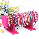 ANZTX^h WG[ 14'' Rose Red Velvet Hairband Headband Holder Retail Shop Display Stand Rack HolderANZTX^h WG[