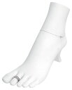 アクセサリスタンド ジュエリー AX-AY-ABHI-41405 White Polystyrene Toe Ring Chain Ankle Bracelet...
