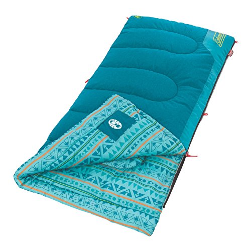 アウトドア キャンプ スリーピングバッグ アメリカ 2000025288 Coleman Kids 50°F Sleeping Bag Comfortable Youth Sleeping Bag for Sleepovers & Camping Fits Children up to 5ft Tall Glow…