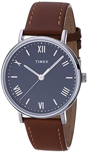 ӻ å  TW2R63900 Timex Men's TW2R63900 Southview 41mm Tan/Silver-Tone/Blue Leather Strap Watchӻ å  TW2R63900