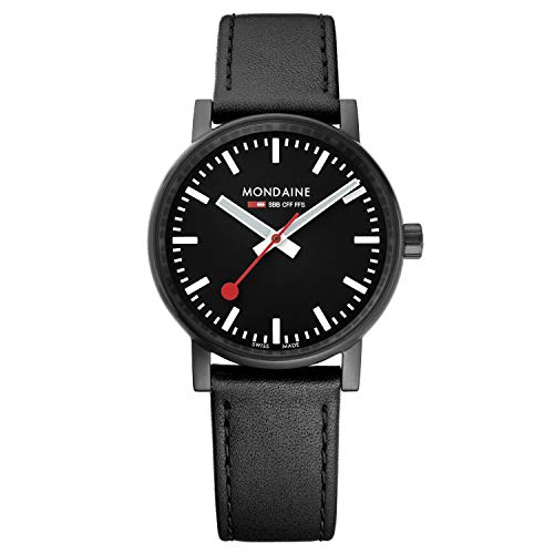 モンディーン 腕時計 モンディーン 北欧 スイス レディース Mondaine Unisex MSE.35121.LB SBB Analog Display Swiss Quartz Black Watch腕時計 モンディーン 北欧 スイス レディース