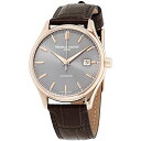 腕時計 フレデリックコンスタント メンズ Frederique Constant Silver Dial Leather Strap Men's Watch FC-303LGR5B4腕時計 フレデリックコンスタント メンズ