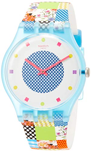 ӻ å  Swatch Originals Quilted Time White Dial Silicone Strap Unisex Watch SUOS108ӻ å 