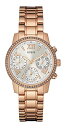 腕時計 ゲス GUESS レディース GUESS Womens Analogue Quartz Watch with Stainless Steel Strap W0623L2, Gold/Gold, Bracelet腕時計 ゲス GUESS レディース