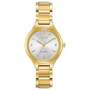 rv V`Y tA COf CO Citizen Women's Eco-Drive Dress Classic Diamond Watch in Gold-tone Stainless Steel, Silver Dial (Model: FE2102-55A)rv V`Y tA COf CO