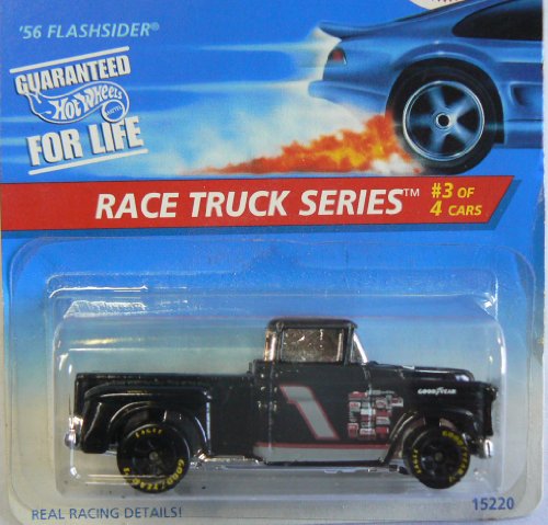 ホットウィール マテル ミニカー ホットウイール Hot Wheels Black 56 Flashsider Race Truck Series 3 of 4 382 1995ホットウィール マテル ミニカー ホットウイール