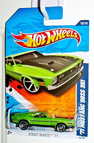 ۥåȥ ޥƥ ߥ˥ ۥåȥ Hot Wheels 2011 71 Mustang Boss 351 Light Gre...