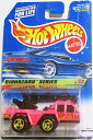 ホットウィール マテル ミニカー ホットウイール Hot Wheels Mattel 1998 1:64 Scale Biohazard Series Pink Flame Stopper Die Cast Car 2/4ホットウィール マテル ミニカー ホットウイール