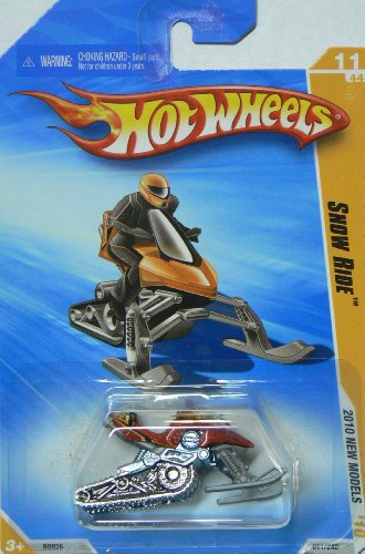 ホットウィール マテル ミニカー ホットウイール Hot Wheels 2010 New Models Snow Ride (Snow Mobile) 11/44, Orangeホットウィール マテル ミニカー ホットウイール