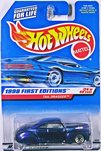 ホットウィール マテル ミニカー ホットウイール Hot Wheels - 1998 First Editions - Tail Dragger - Purple - Die Cast - 24 of 40 Cars - Collector 659 - Limited Edition - Collectibleホットウィール マテル ミニカー ホットウイール