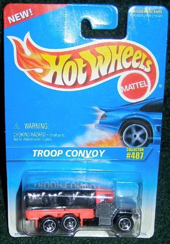 ホットウィール マテル ミニカー ホットウイール Hot Wheels 1995 Collector 487 Troop Convoy with Removable Troop Canvasホットウィール マテル ミニカー ホットウイール