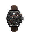 ポリス 腕時計（メンズ） 腕時計 ポリス メンズ Police Mens Chronograph Quartz Watch with Leather Strap PL.15403JSBU/02腕時計 ポリス メンズ