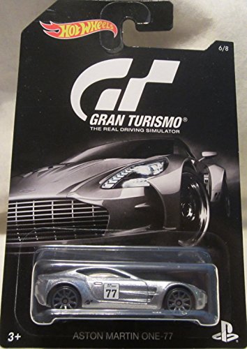 ホットウィール マテル ミニカー ホットウイール 【送料無料】Hot Wheels 2016 Gran Turismo Aston Martin One-77 6/8, Silverホットウィール マテル ミニカー ホットウイール