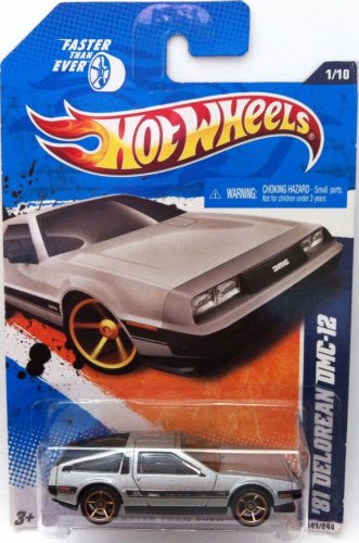 ホットウィール マテル ミニカー ホットウイール Hot Wheels 2011, 039 81 Delorean DMC-12, 141/244. Faster than ever. 1:64 Scale.ホットウィール マテル ミニカー ホットウイール