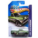 ホットウィール Hot Wheels カスタム '69 シボレー ピックアップ HWショールーム 161/250 グリーン Chevy ビークル ミニカー