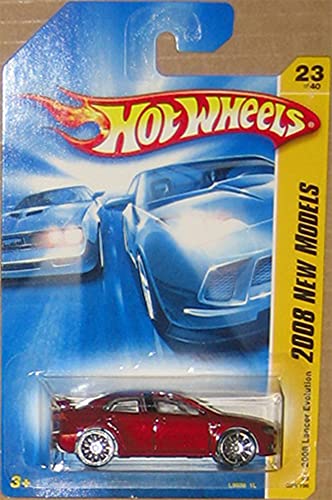 ホットウィール Hot Wheels 2008ランサーエボリューション 2008ニューモデル 23/40 レッド Lancer Evolution ビークル ミニカー