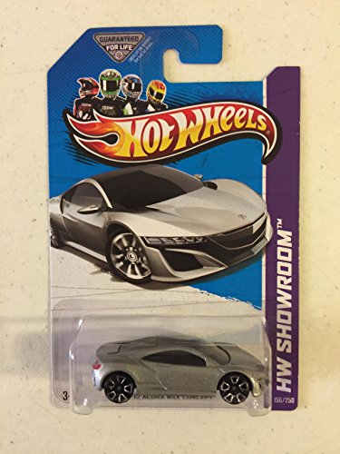 ホットウィール マテル ミニカー ホットウイール 【送料無料】Hot Wheels 2013 HW Showroom Series '12 Acura NSX Concept Silver/Greyホットウィール マテル ミニカー ホットウイール