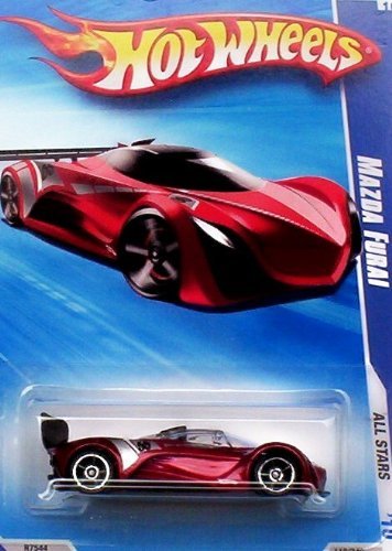 ホットウィール Hot Wheels マツダ 風籟（ふうらい・FURAI) オールスターズ’10 1/10 119/240 レッド MAZDA ビークル ミニカー