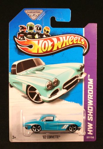 ホットウィール マテル ミニカー ホットウイール 【送料無料】'62 CORVETTE (BLUE) HW SHOWROOM / CORVETTE 60TH 2013 Hot Wheels Basic Car 1:64 Scale Series Collector #207 of 250ホットウィール マテル ミニカー ホットウイール