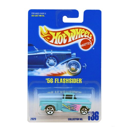 ホットウィール マテル ミニカー ホットウイール 56 Flashsider Hot Wheels #136 1991 Silver 5 Dot Wheels Blue/white Cardホットウィール マテル ミニカー ホットウイール