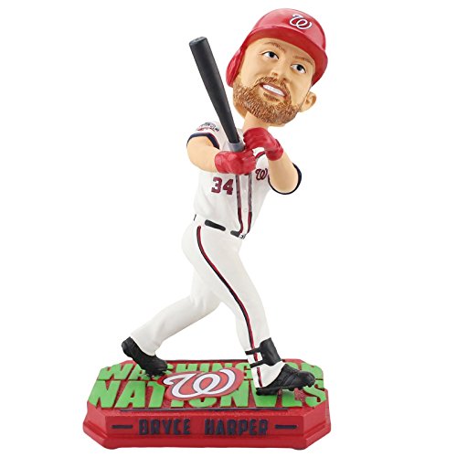 ボブルヘッド バブルヘッド 首振り人形 ボビンヘッド BOBBLEHEAD FOCO MLB Washington Nationals Unisex Glow in The Dark BOBBLEGLOW in The Dark Bobble, Team Color, OSボブルヘッド バブルヘッド 首振り人形 ボビンヘッド BOBBLEHEAD