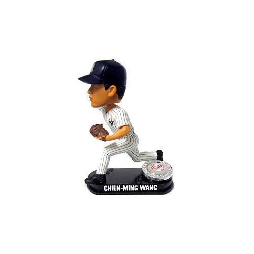 {uwbh ouwbh Ul` {rwbh BOBBLEHEAD Forever Collectibles MLB New York Yankees Mens New York Yankees Chien-Ming Wang Blatinum Bobblehead - Pose 1, Team Colors One Si{uwbh ouwbh Ul` {rwbh BOBBLEHEAD