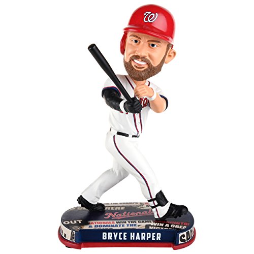 ボブルヘッド バブルヘッド 首振り人形 ボビンヘッド BOBBLEHEAD Forever Collectibles MLB Washington Nationals Me…