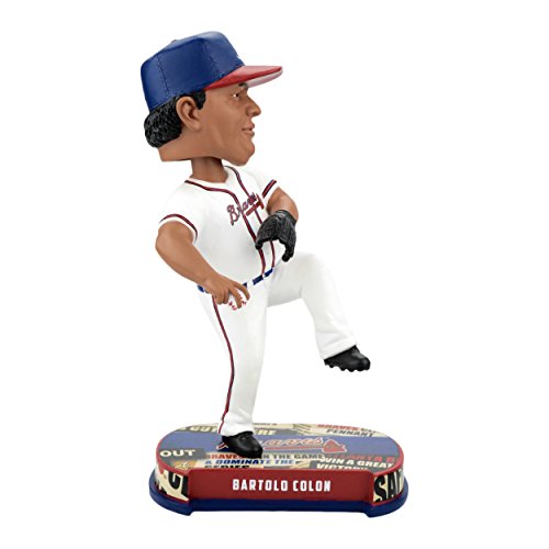 {uwbh ouwbh Ul` {rwbh BOBBLEHEAD MLB Atlanta Braves Unisex HEADLINE BOBBLEHEADLINE BOBBLE, Team Color, OS{uwbh ouwbh Ul` {rwbh BOBBLEHEAD