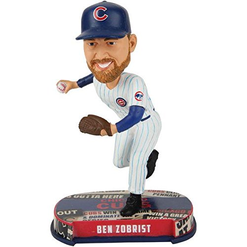 {uwbh ouwbh Ul` {rwbh BOBBLEHEAD Forever Collectibles Ben Zobrist Chicago Cubs Special Edition Headline Bobblehead MLB{uwbh ouwbh Ul` {rwbh BOBBLEHEAD