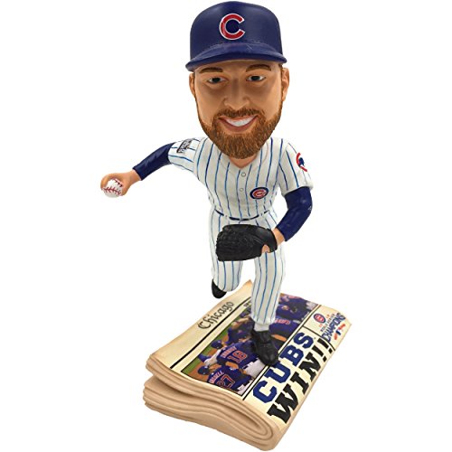 ボブルヘッド バブルヘッド 首振り人形 ボビンヘッド BOBBLEHEAD Forever Collectibles Chicago Cubs Ben Zobrist 2016 World Series Champions Newspaper Bobbleheadボブルヘッド バブルヘッド 首振り人形 ボビンヘッド BOBBLEHEAD