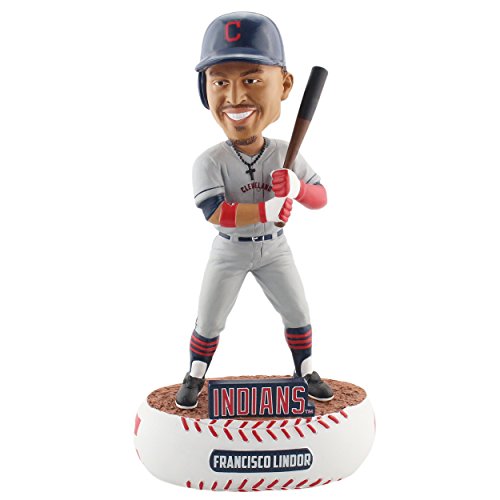 {uwbh ouwbh Ul` {rwbh BOBBLEHEAD Forever Collectibles Francisco Lindor Cleveland Indians Baller Special Edition Bobblehead MLB{uwbh ouwbh Ul` {rwbh BOBBLEHEAD