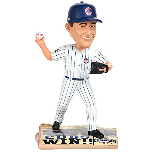 ボブルヘッド バブルヘッド 首振り人形 ボビンヘッド BOBBLEHEAD Forever Collectibles Kyle Hendricks Chicago Cubs 2016 World Series Newspaper Base Bobblehead MLBボブルヘッド バブルヘッド 首振り人形 ボビンヘッド BOBBLEHEAD