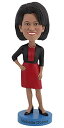ボブルヘッド バブルヘッド 首振り人形 ボビンヘッド BOBBLEHEAD Royal Bobbles Michelle Obama Bobblehead, P...