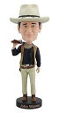 ボブルヘッド バブルヘッド 首振り人形 ボビンヘッド BOBBLEHEAD Royal Bobbles John Wayne Cowboy Collectibl...