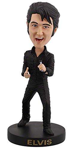 商品情報 商品名ボブルヘッド バブルヘッド 首振り人形 ボビンヘッド BOBBLEHEAD Royal Bobbles Elvis Presley ’68 Comeback Special Collectible Bobblehead St...