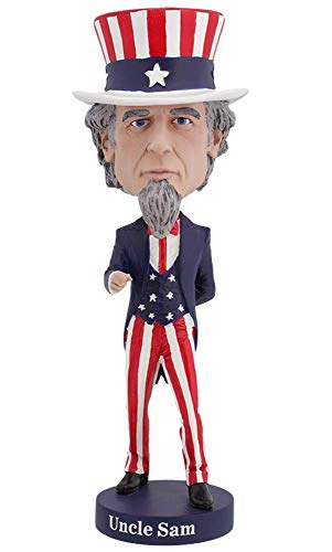 ボブルヘッド バブルヘッド 首振り人形 ボビンヘッド BOBBLEHEAD Royal Bobbles Uncle Sam Bobblehead, Premium Poly…