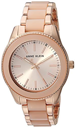腕時計 アンクライン レディース Anne Klein Women's AK/3214LPRG Rose Gold-Tone and Light Pink Resin Bracelet Watch腕時計 アンクライン レディース