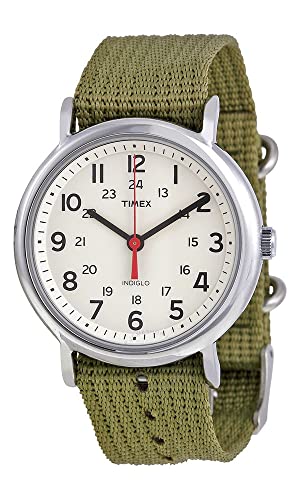 タイメックス 腕時計 タイメックス レディース Timex Weekender Slip Through Casual Watch - Olive Green腕時計 タイメックス レディース