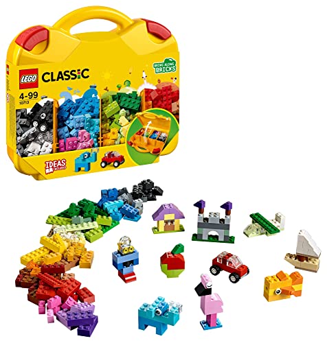 レゴ LEGO Classic Creative Suitcase 10713 - Includes Sorting Storage Organizer Case with Fun Colorful Building Bricks, Preschool Learning Toy for Kids, Boys and Girls Ages 4 Years Old and Upレゴ