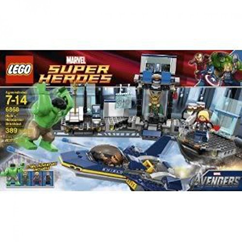 レゴ スーパーヒーローズ マーベル DCコミックス スーパーヒーローガールズ Toy / Game Cool Lego Hulk Helicarrier Breakout 6868 - 4 Flick Missiles and Opening Cockpit W/ Blast Functionレゴ スーパーヒーローズ マーベル DCコミックス スーパーヒーローガールズ