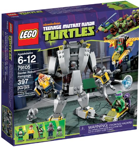 S LEGO Teenage Ninja Mutant Turtles Baxter Robot Rampage 79105S